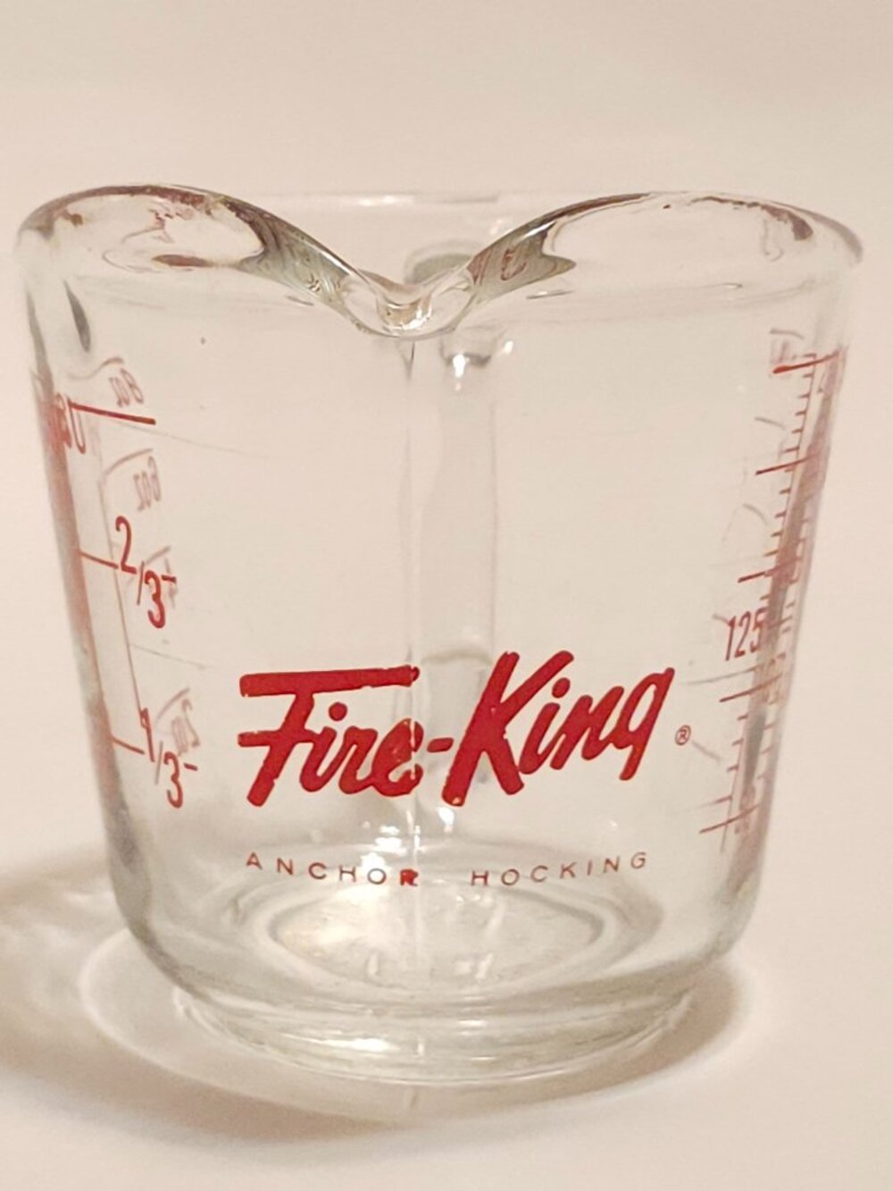 FIRE KING Anchor Hocking Mini Measuring Cup 1 cup Anchor Hocking 496